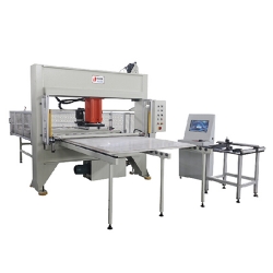 The automatic typesetting sheet material moving head punching machine